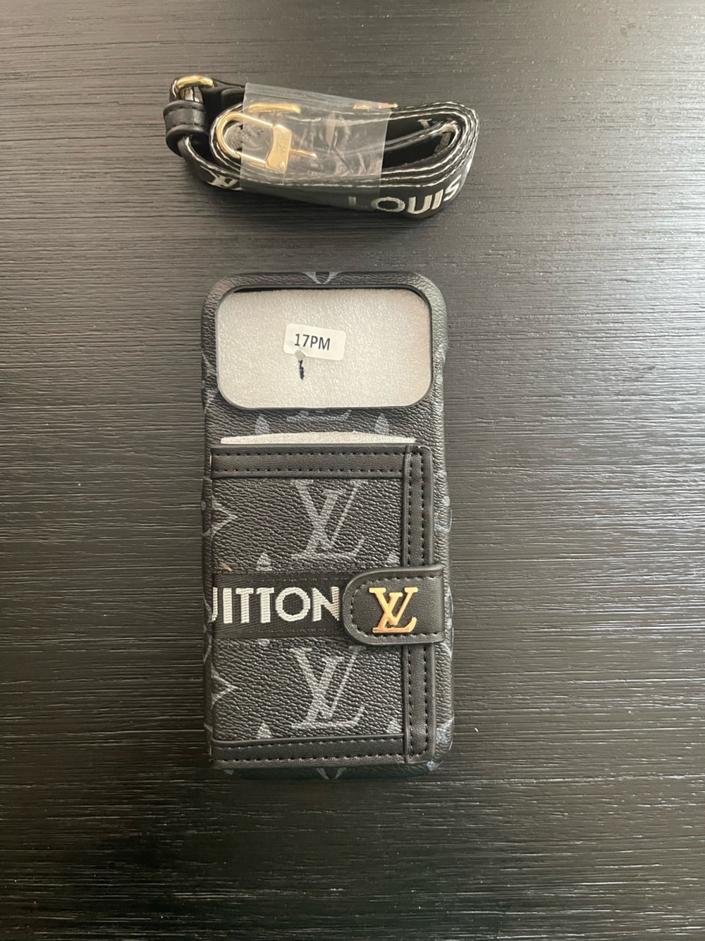 iPhone 17 pro max crossbody Cardholder Phone Case